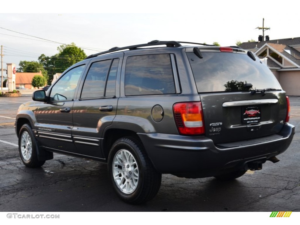2004 Grand Cherokee Limited 4x4 - Graphite Metallic / Sandstone photo #5