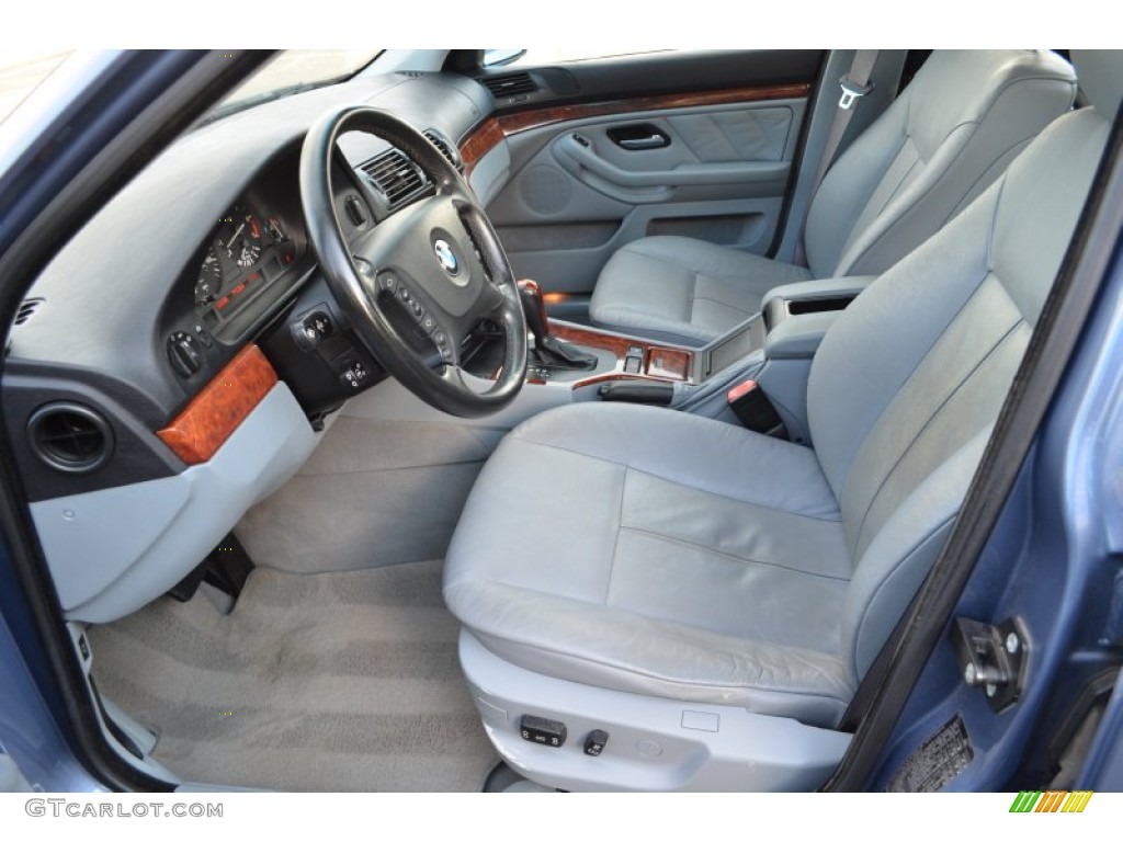 Sand Interior 2002 BMW 5 Series 525i Sedan Photo #66666857