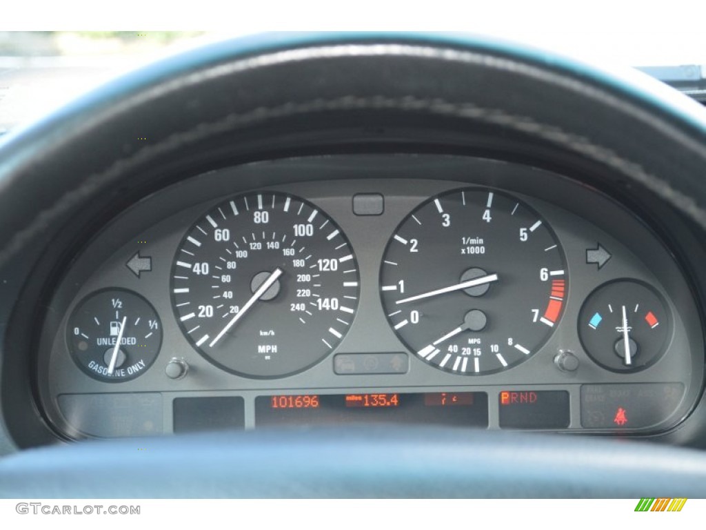 2002 BMW 5 Series 525i Sedan Gauges Photo #66666887