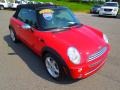 2006 Chili Red Mini Cooper Convertible  photo #2