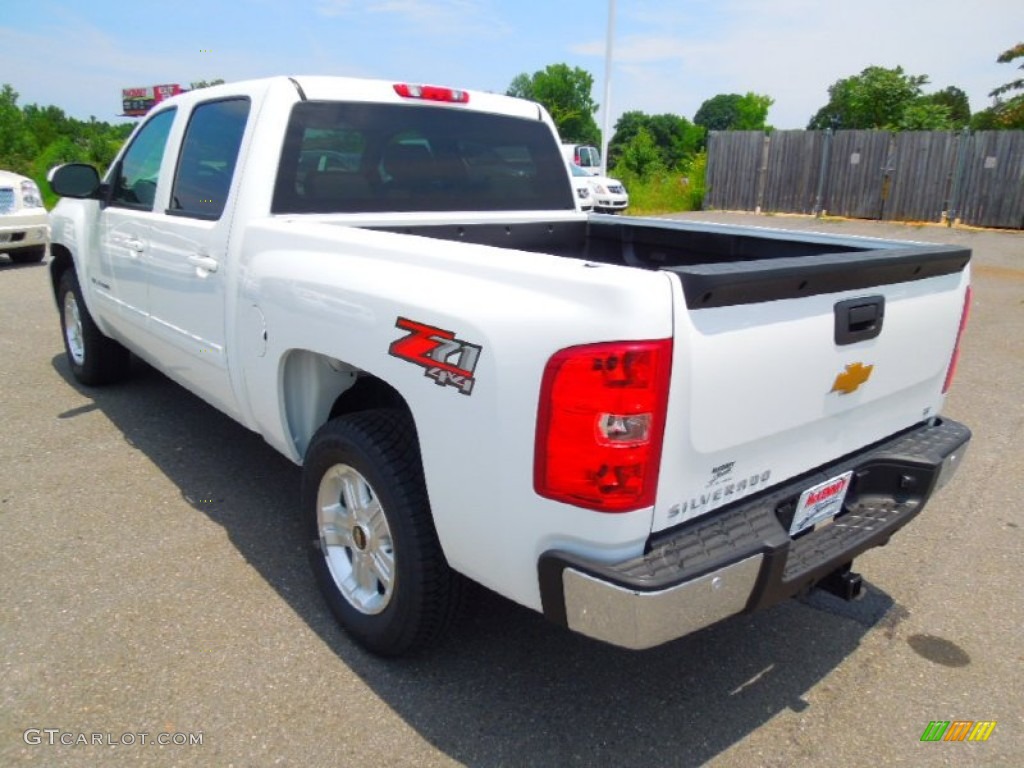 2012 Silverado 1500 LT Crew Cab 4x4 - Summit White / Light Titanium/Dark Titanium photo #5