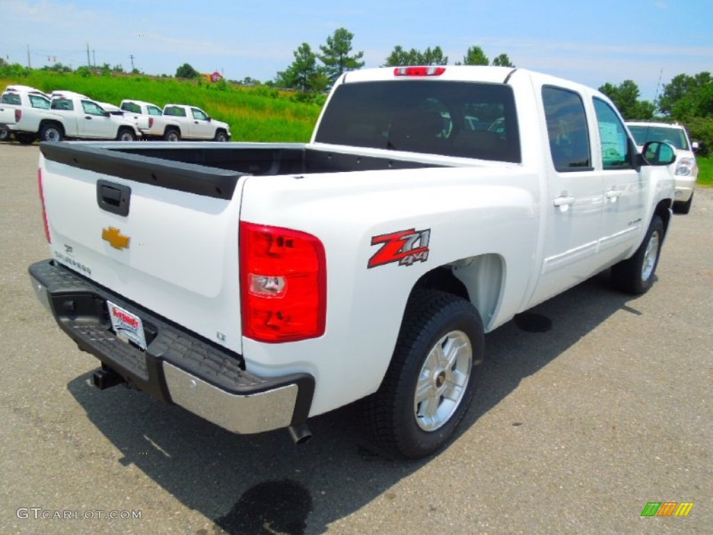 2012 Silverado 1500 LT Crew Cab 4x4 - Summit White / Light Titanium/Dark Titanium photo #6