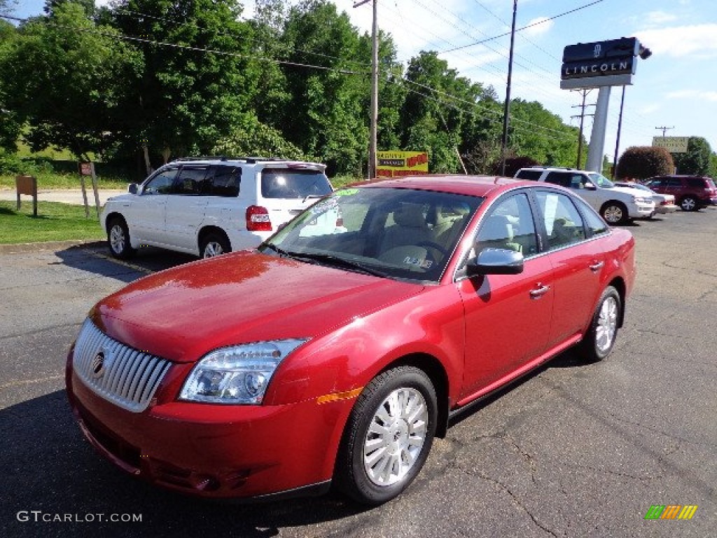 2009 Sable Sedan - Sangria Red Metallic / Medium Light Stone photo #1