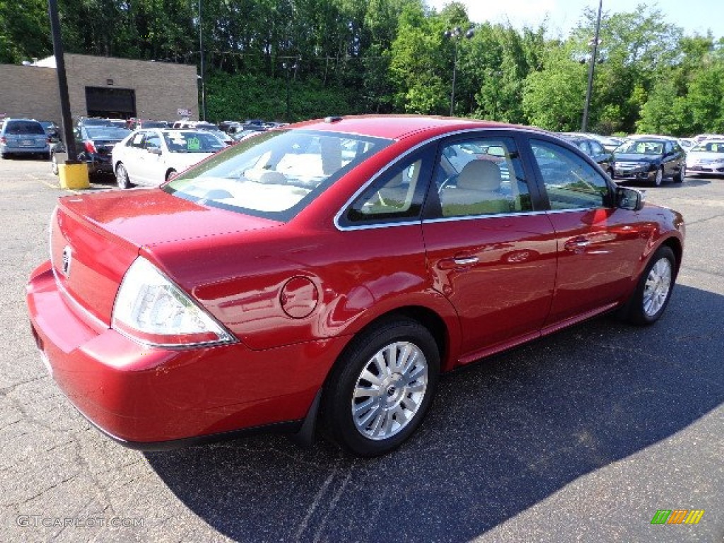2009 Sable Sedan - Sangria Red Metallic / Medium Light Stone photo #4