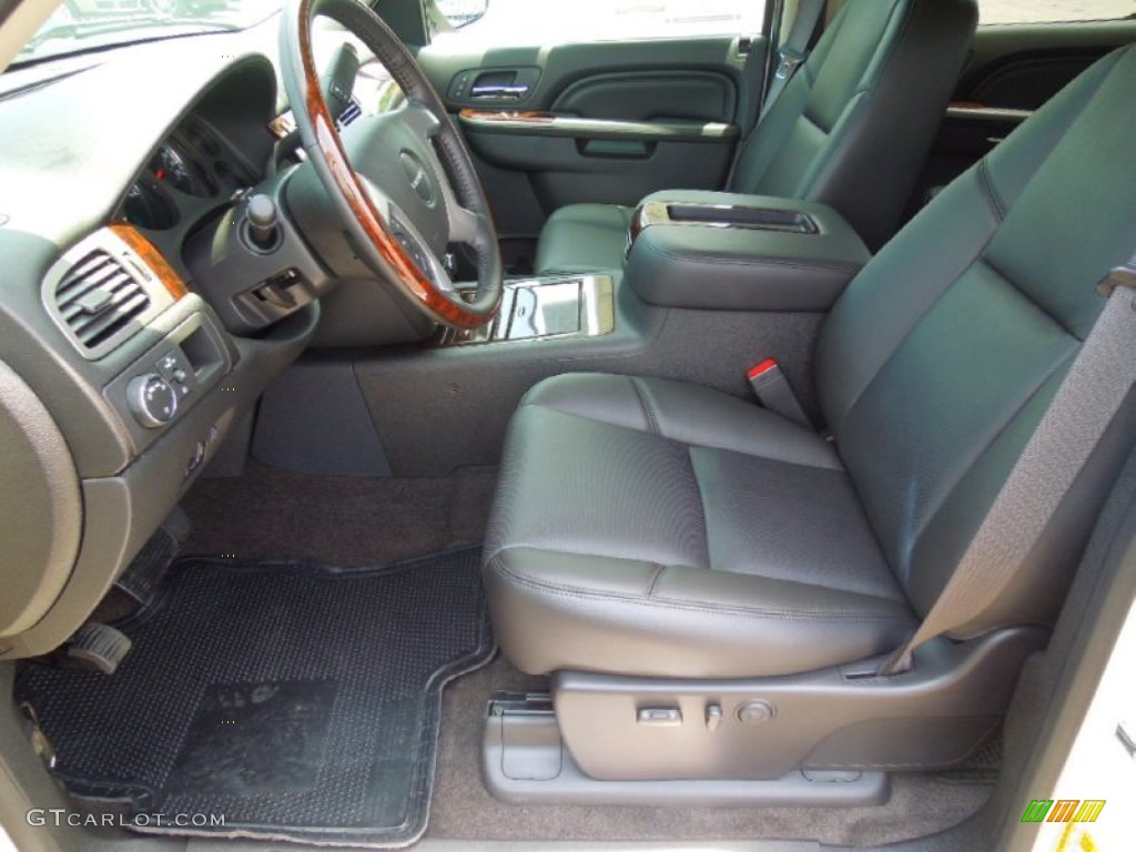Ebony Interior 2012 GMC Sierra 1500 Denali Crew Cab 4x4 Photo #66669707
