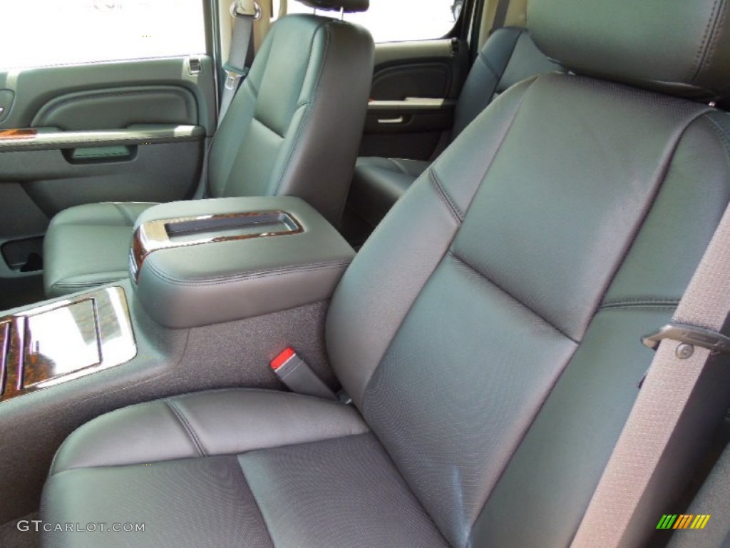 Ebony Interior 2012 GMC Sierra 1500 Denali Crew Cab 4x4 Photo #66669713