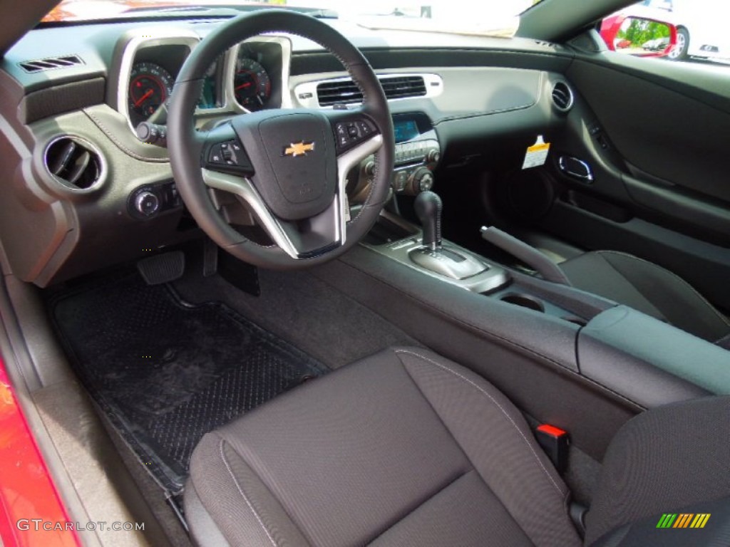 Black Interior 2012 Chevrolet Camaro LT Coupe Photo #66669953