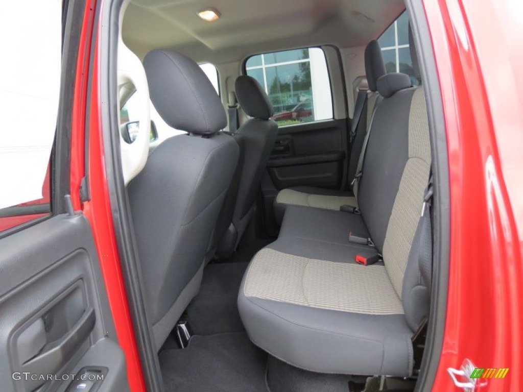 2011 Ram 1500 ST Quad Cab - Flame Red / Dark Slate Gray/Medium Graystone photo #13