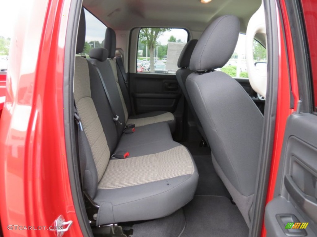 2011 Ram 1500 ST Quad Cab - Flame Red / Dark Slate Gray/Medium Graystone photo #18