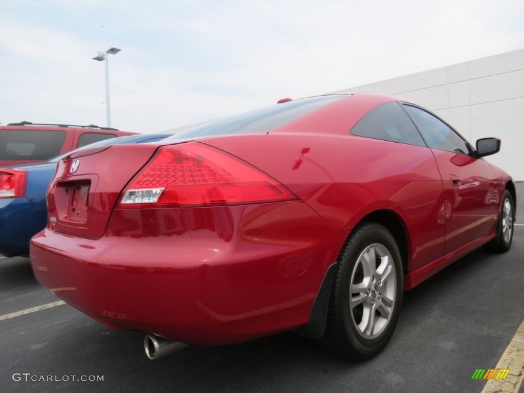 2006 Accord EX-L Coupe - Redondo Red Pearl / Ivory photo #3