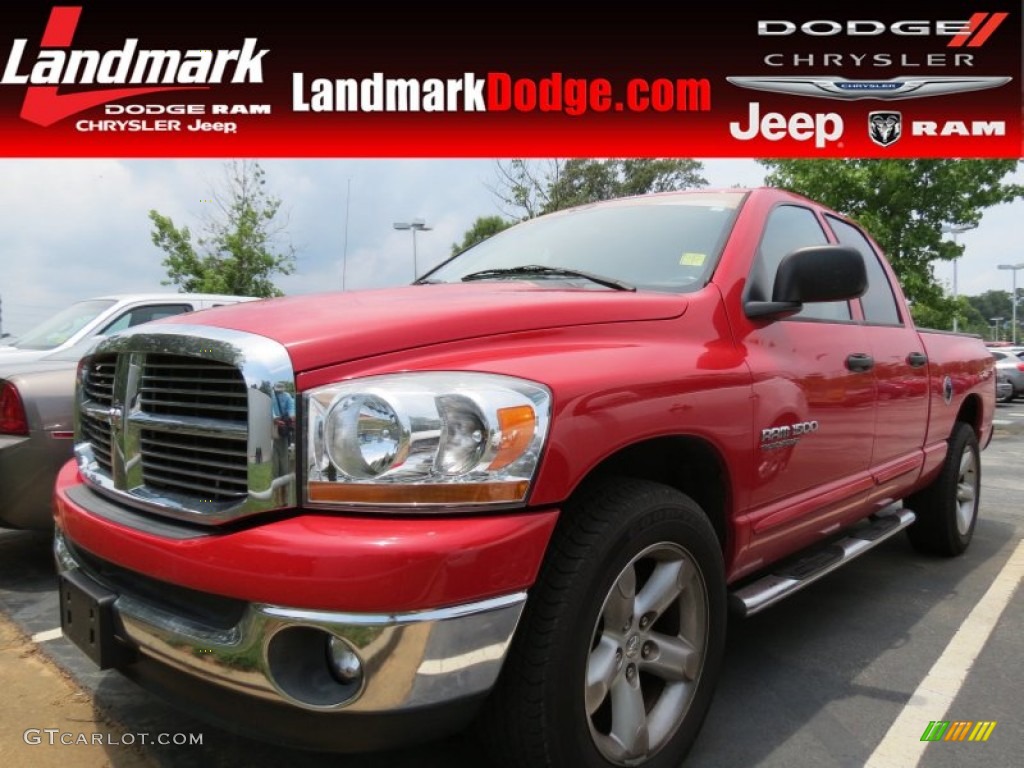 Inferno Red Crystal Pearl Dodge Ram 1500