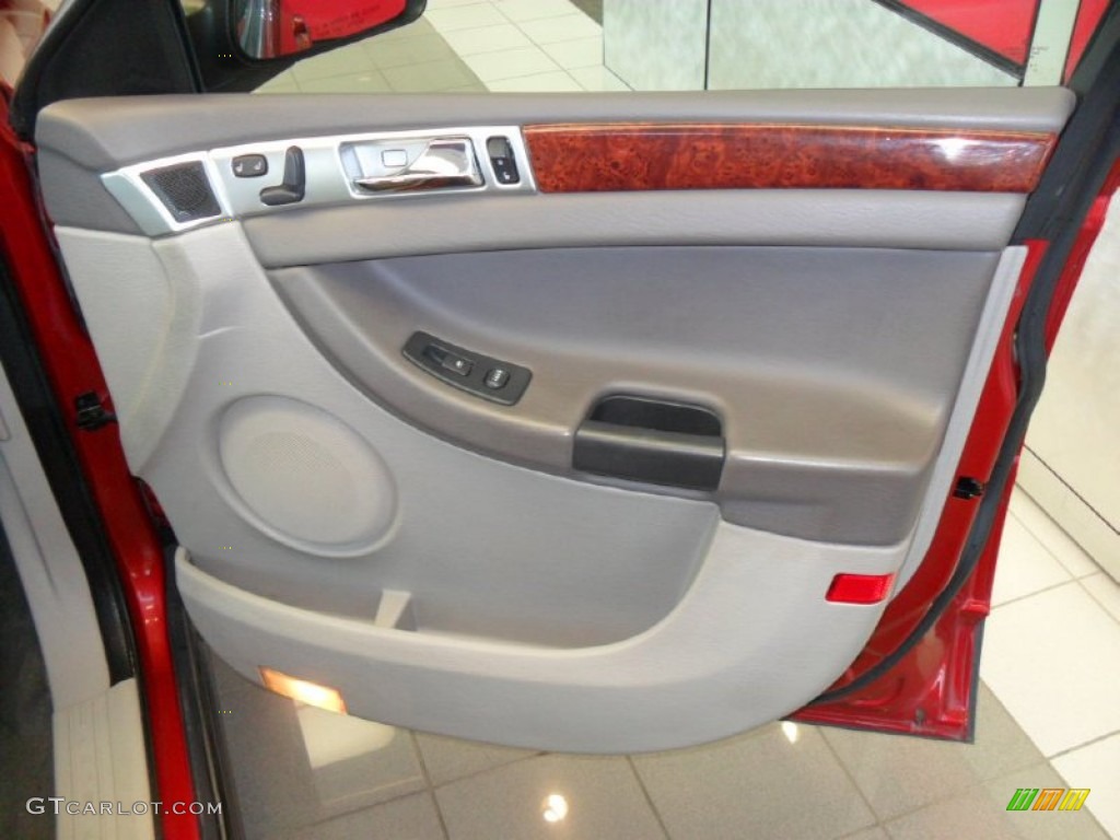 2004 Pacifica Touring - Deep Molten Red Pearl / Light Taupe photo #27