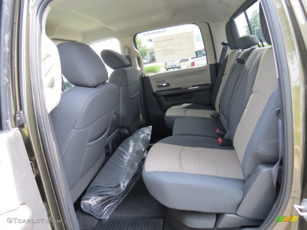 2012 Dodge Ram 3500 HD Big Horn Crew Cab Dually Rear Seat Photo #66670916