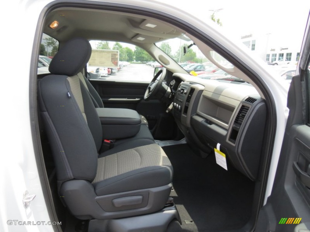 2012 Ram 1500 ST Regular Cab - Bright White / Dark Slate Gray/Medium Graystone photo #7