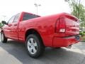 2012 Flame Red Dodge Ram 1500 Express Quad Cab  photo #2