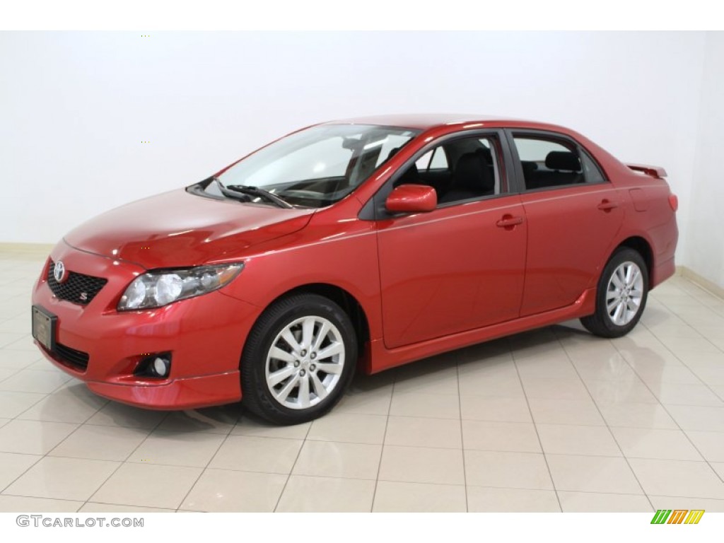 Barcelona Red Metallic 2010 Toyota Corolla S Exterior Photo #66671339