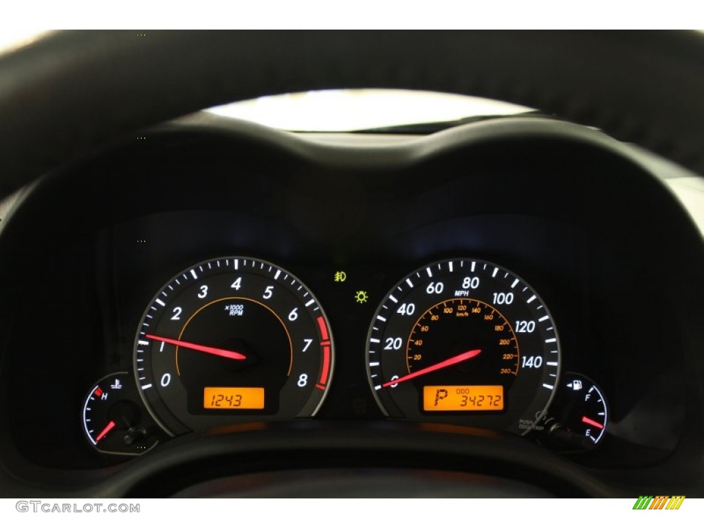 2010 Toyota Corolla S Gauges Photo #66671354