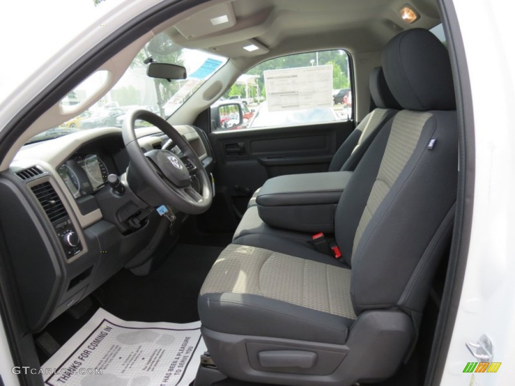 2012 Ram 1500 ST Regular Cab - Bright White / Dark Slate Gray/Medium Graystone photo #6