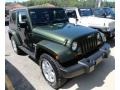 2007 Jeep Green Metallic Jeep Wrangler Sahara 4x4  photo #2