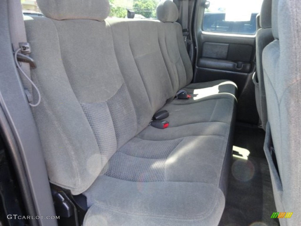 2003 Silverado 1500 LS Extended Cab 4x4 - Black / Dark Charcoal photo #11