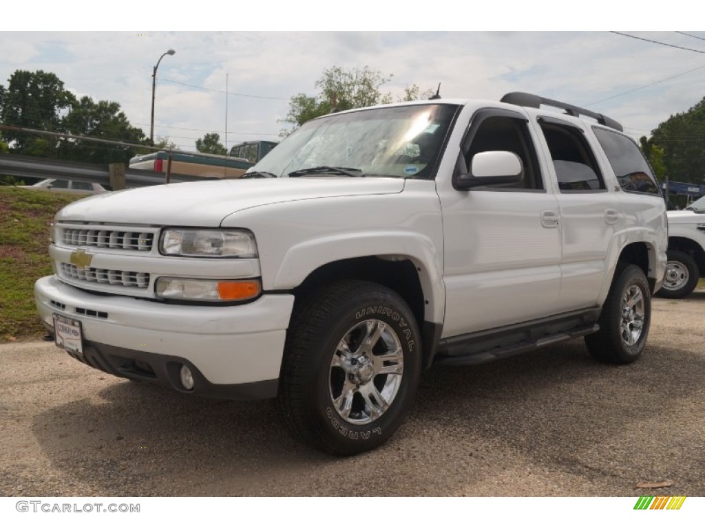 2004 Tahoe Z71 4x4 - Summit White / Tan/Neutral photo #1