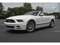 Performance White 2013 Ford Mustang V6 Premium Convertible Exterior