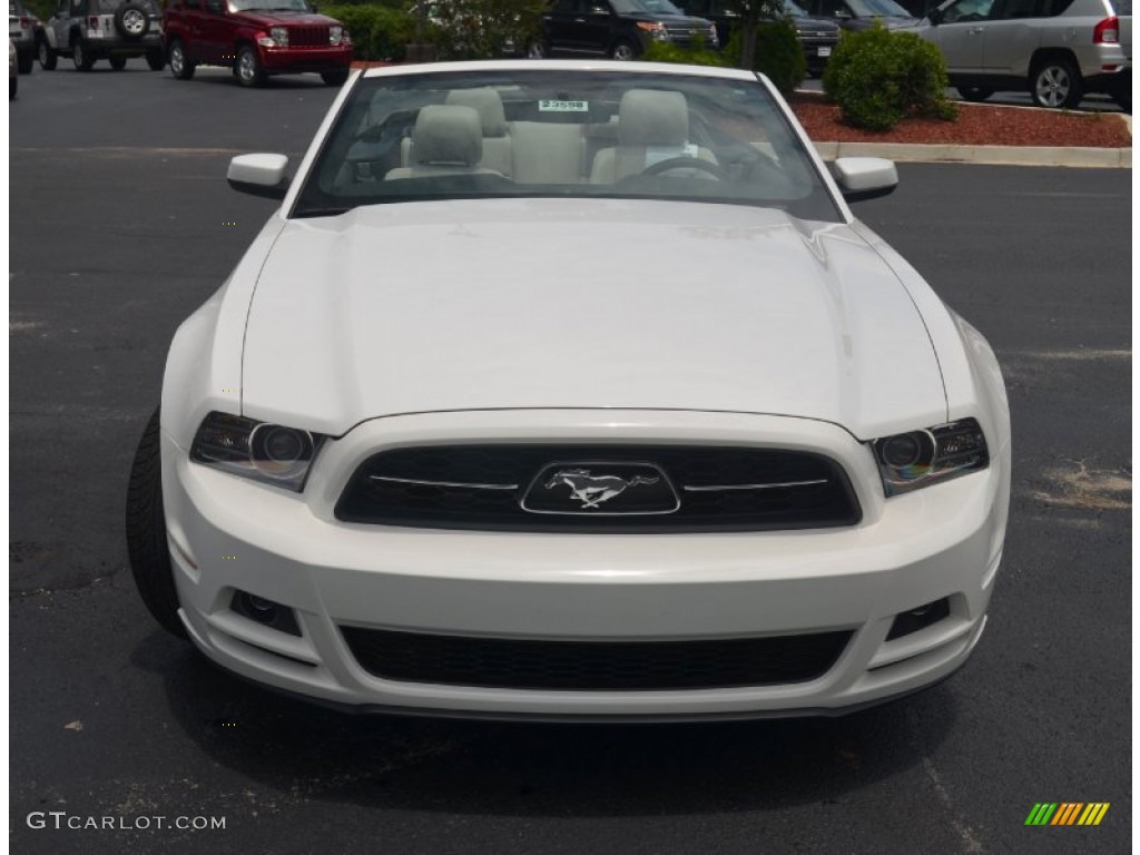 Performance White 2013 Ford Mustang V6 Premium Convertible Exterior Photo #66673442