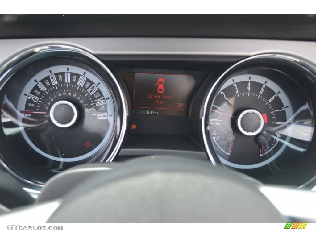2013 Ford Mustang V6 Premium Convertible Gauges Photo #66673505