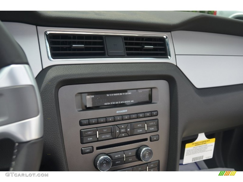 2013 Mustang V6 Premium Convertible - Performance White / Stone photo #24