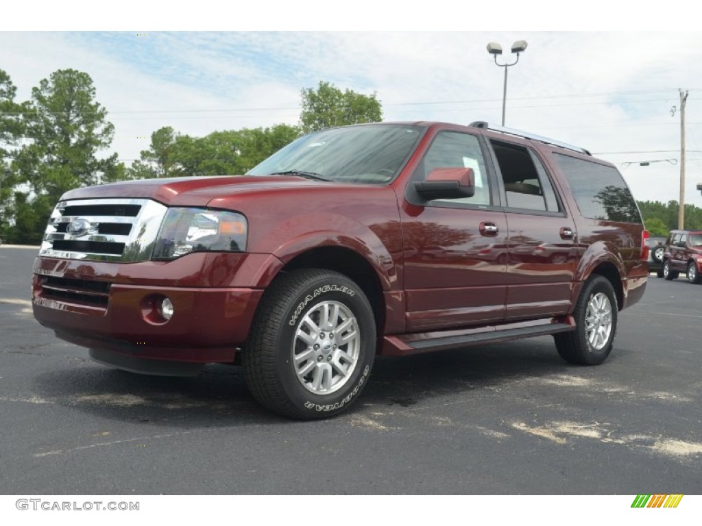 2012 Expedition EL Limited - Autumn Red Metallic / Stone photo #1