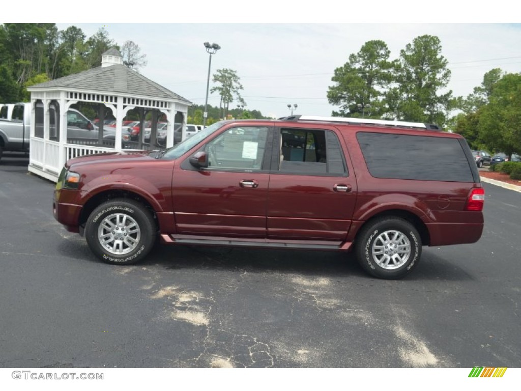 Autumn Red Metallic 2012 Ford Expedition EL Limited Exterior Photo #66673637