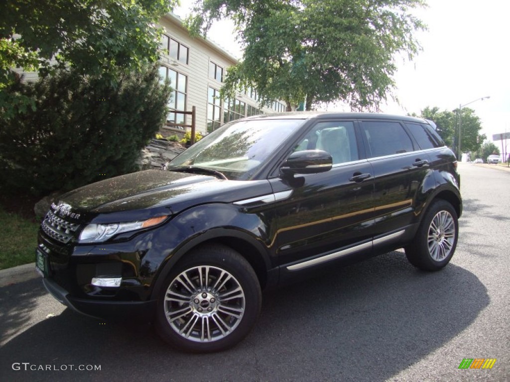 Barolo Black Premium Metallic 2012 Land Rover Range Rover Evoque Prestige Exterior Photo #66674606