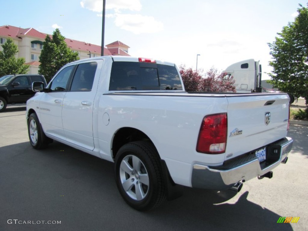 2011 Ram 1500 Big Horn Crew Cab 4x4 - Bright White / Dark Slate Gray/Medium Graystone photo #5