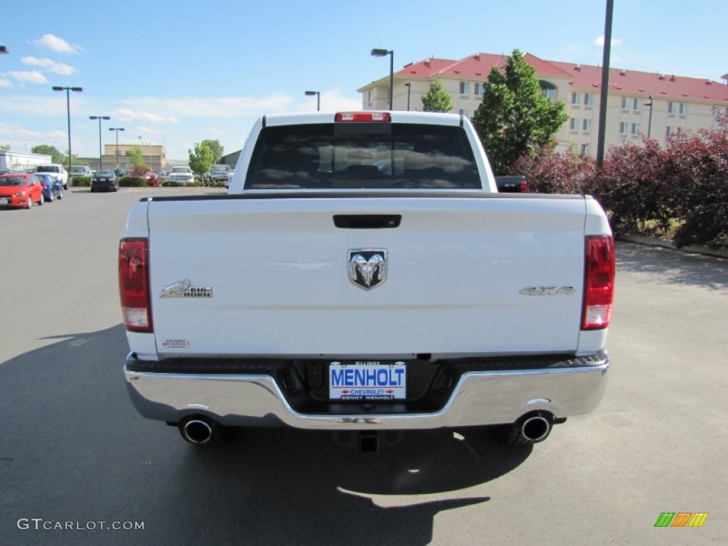 2011 Ram 1500 Big Horn Crew Cab 4x4 - Bright White / Dark Slate Gray/Medium Graystone photo #6