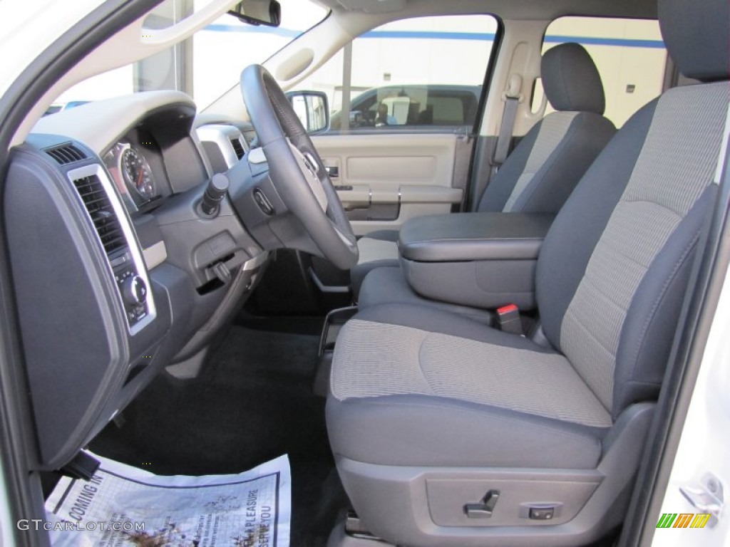 2011 Ram 1500 Big Horn Crew Cab 4x4 - Bright White / Dark Slate Gray/Medium Graystone photo #8