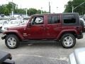  2010 Wrangler Unlimited Sahara 4x4 Red Rock Crystal Pearl