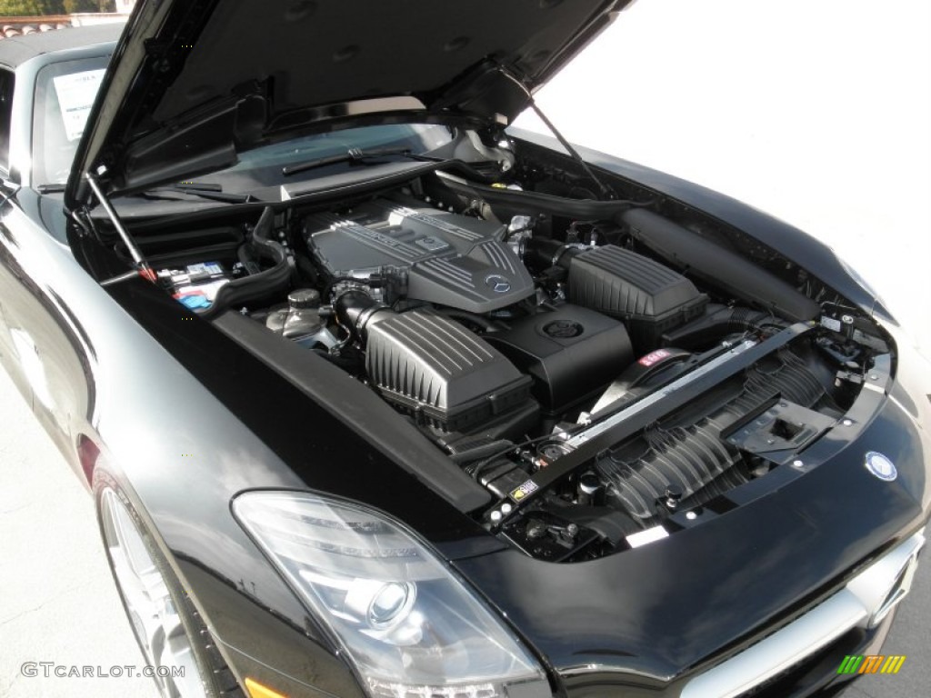 2012 Mercedes-Benz SLS AMG Roadster 6.3 Liter AMG DOHC 32-Valve VVT V8 Engine Photo #66681741