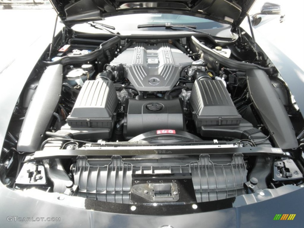 2012 Mercedes-Benz SLS AMG Roadster 6.3 Liter AMG DOHC 32-Valve VVT V8 Engine Photo #66681752