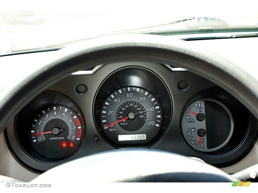 2003 Nissan Frontier XE V6 Crew Cab Gauges Photo #66682259