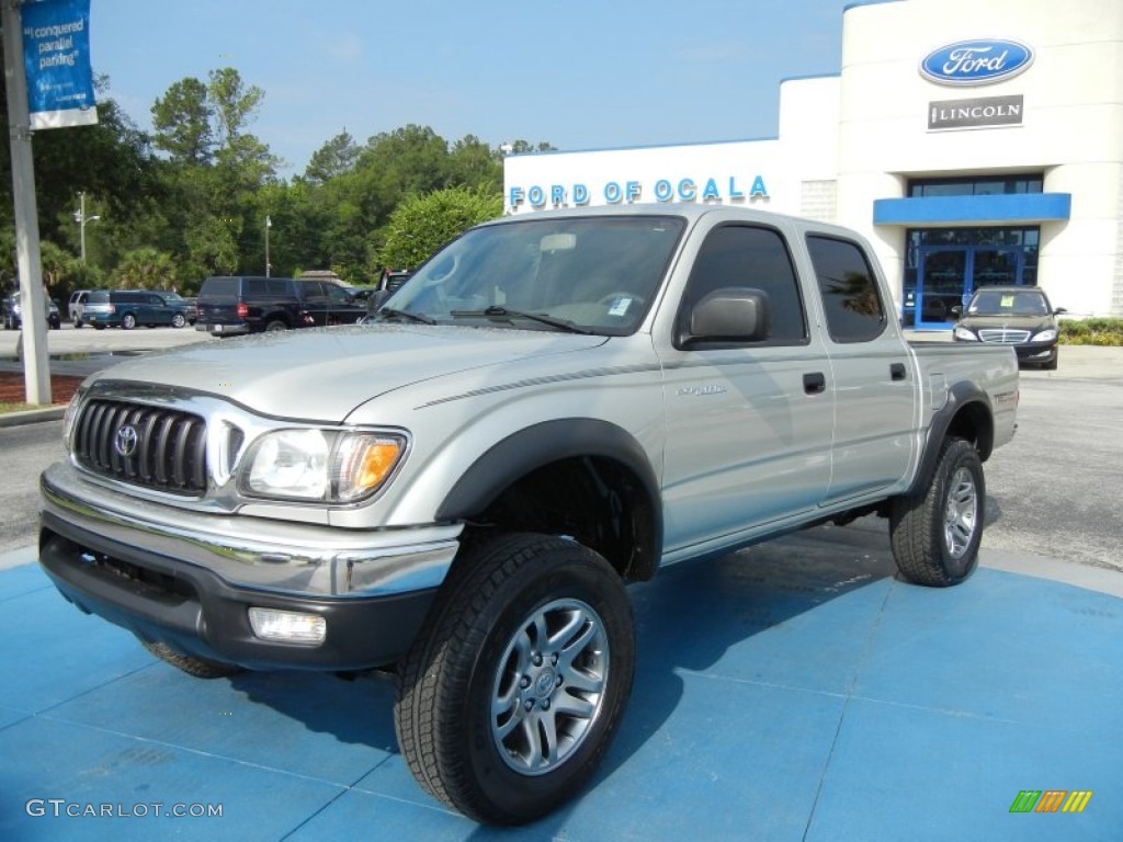 2004 Tacoma V6 PreRunner TRD Double Cab - Lunar Mist Metallic / Charcoal photo #1