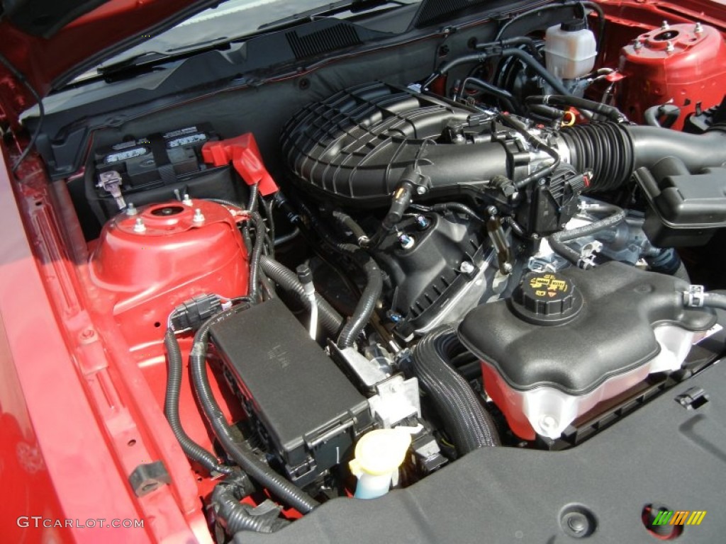 2013 Ford Mustang V6 Coupe 3.7 Liter DOHC 24-Valve Ti-VCT V6 Engine Photo #66683822