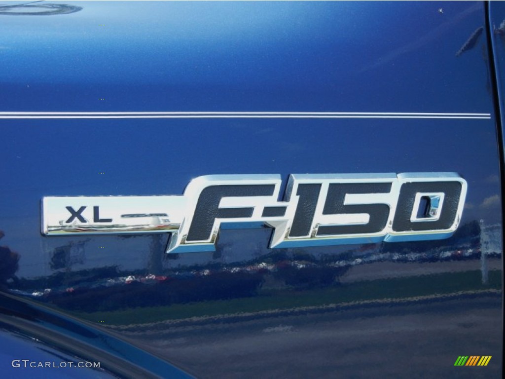2012 F150 XL Regular Cab - Dark Blue Pearl Metallic / Steel Gray photo #4
