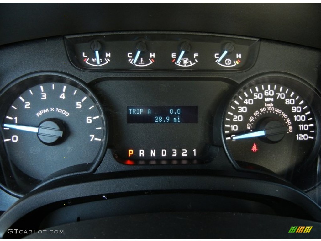 2012 Ford F150 XL Regular Cab Gauges Photo #66684552