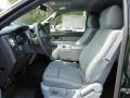 Steel Gray Front Seat Photo for 2012 Ford F150 #66684635