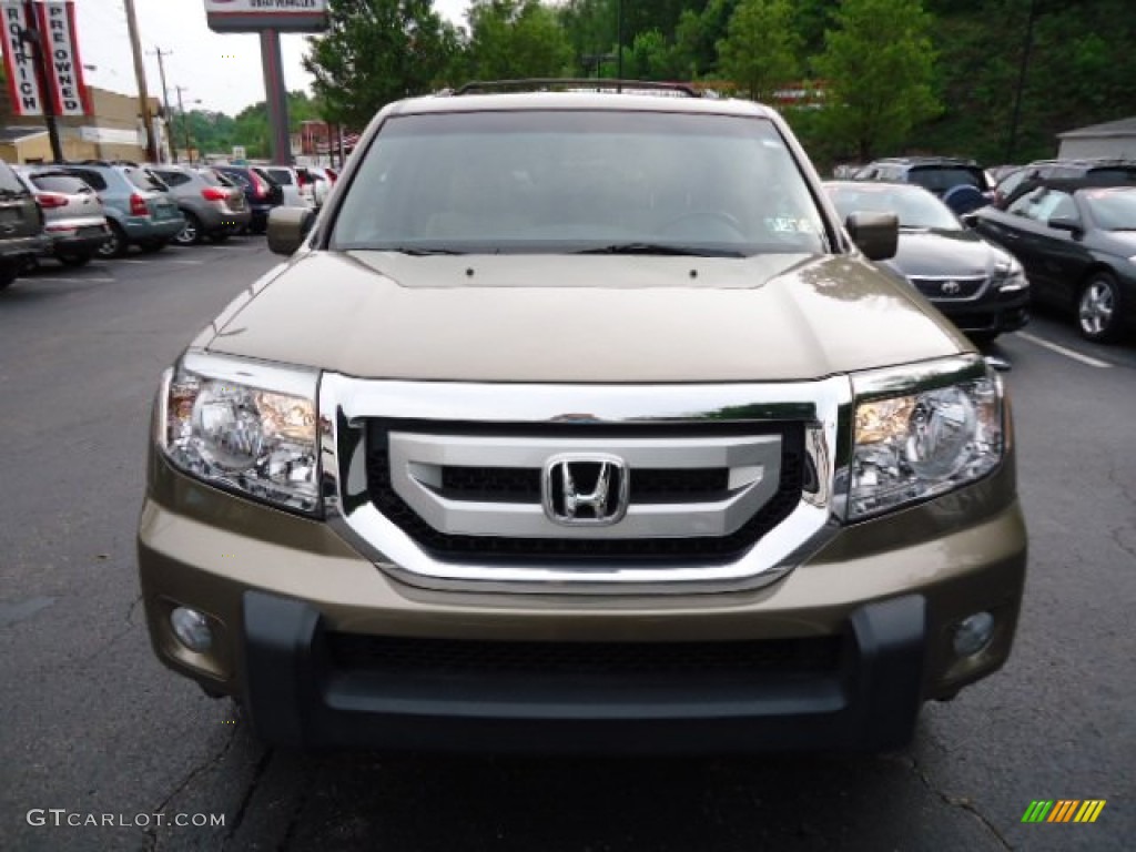 Mocha Metallic 2011 Honda Pilot EX-L 4WD Exterior Photo #66685166