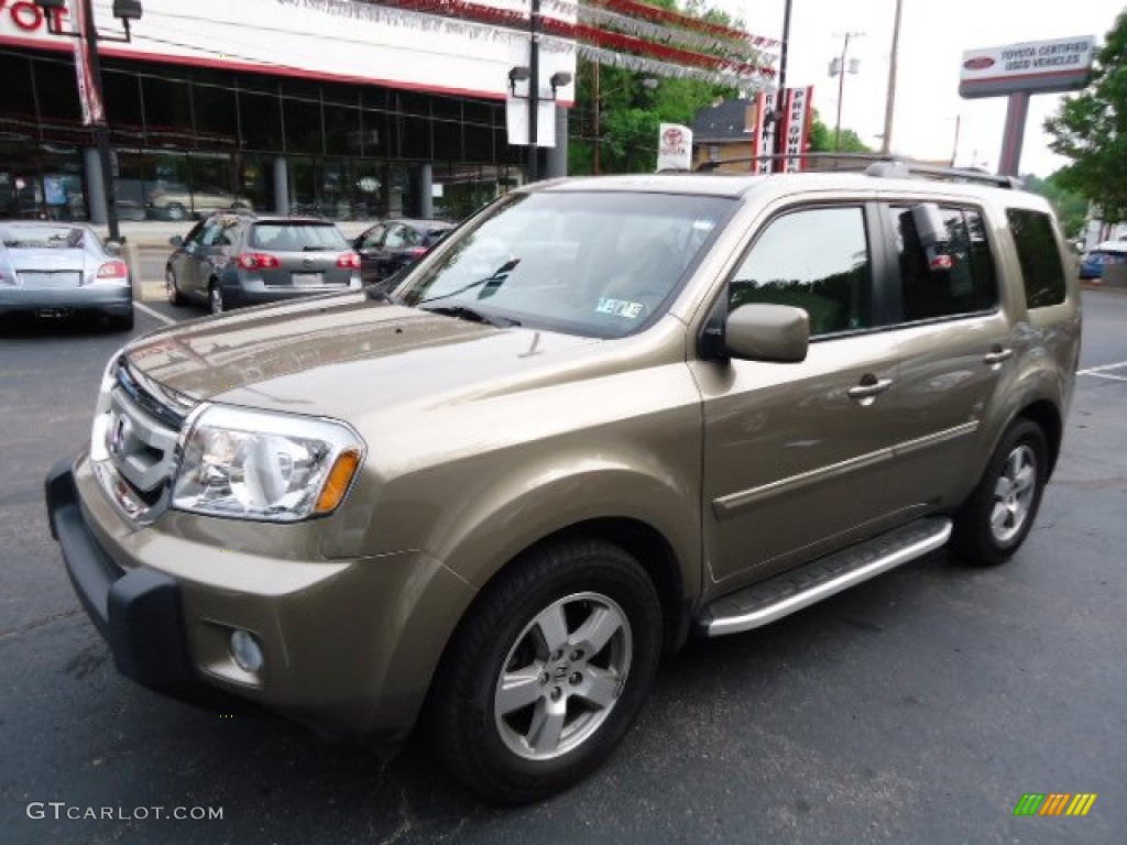 Mocha Metallic 2011 Honda Pilot EX-L 4WD Exterior Photo #66685181