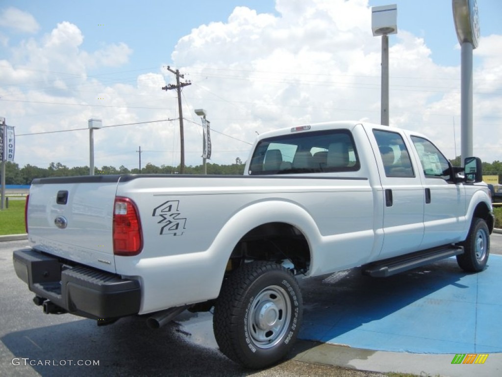 Oxford White 2012 Ford F350 Super Duty XL Crew Cab 4x4 Exterior Photo #66685292