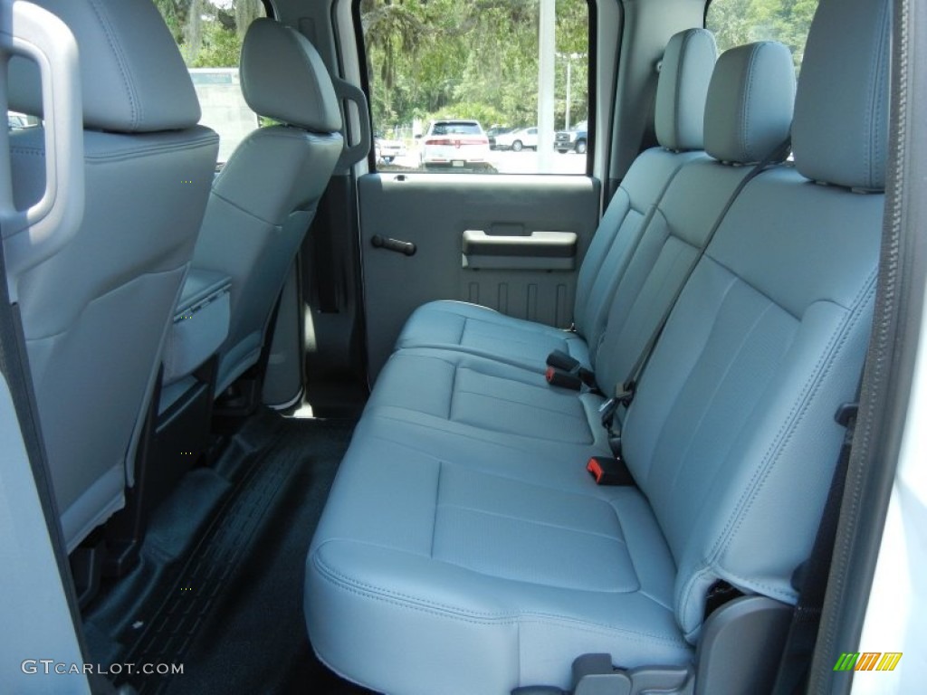 2012 Ford F350 Super Duty XL Crew Cab 4x4 Rear Seat Photo #66685319