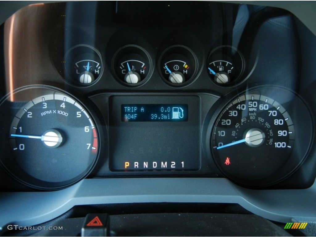 2012 Ford F350 Super Duty XL Crew Cab 4x4 Gauges Photo #66685331