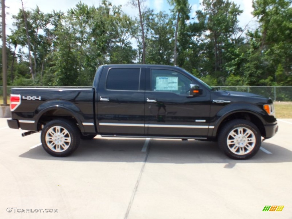 Tuxedo Black Metallic 2012 Ford F150 Platinum SuperCrew 4x4 Exterior Photo #66685487
